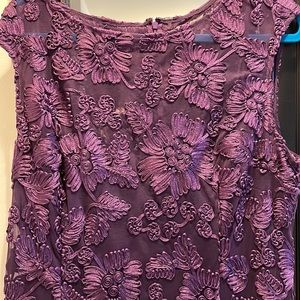 Purple formal dress